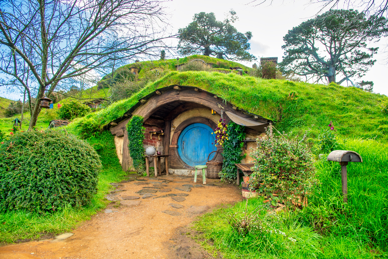 Hobbit House in Hobbiton from Tolkien's Lord of the Rings, New Z